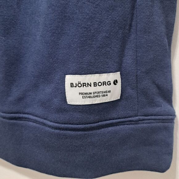 BJorn Born Men's Comfortable Stylish Layering Pullover Sweater Navy Small NWT - Picture 7 of 12